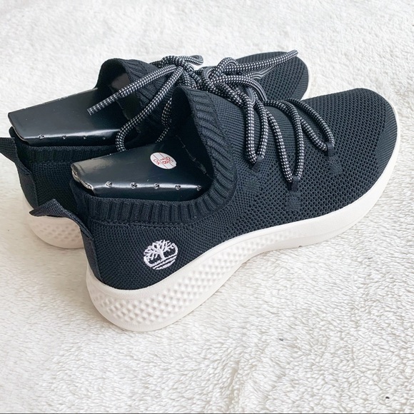 NIB Timberland Flyroam GoKnit Oxford Black Lace-up Sneaker 38​ - Picture 3 of 7